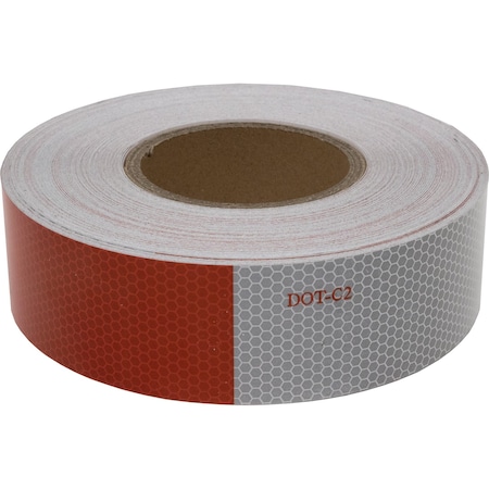 Buyers Products 150 Foot Roll Of DOT Conspicuity Tape With 11-Inch Red And 7-Inch White Lengths CT151RW